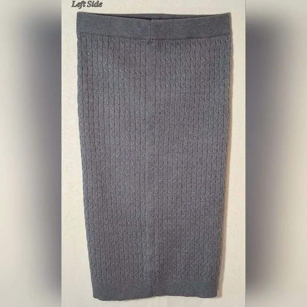 Heartloom Cable Knit Pencil Skirt Womens Medium
